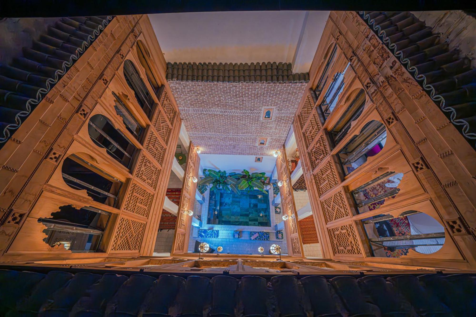 马拉喀什 提比特摩洛哥传统庭院旅馆酒店 外观 照片
