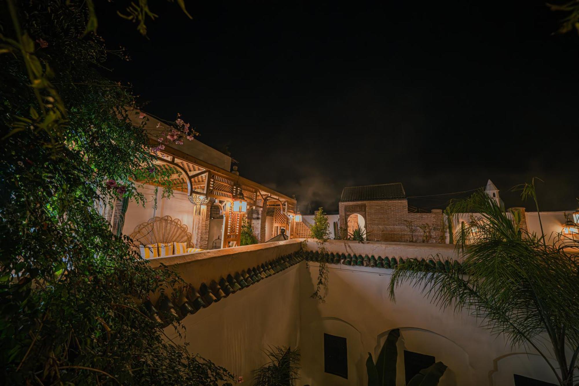 马拉喀什 提比特摩洛哥传统庭院旅馆酒店 外观 照片