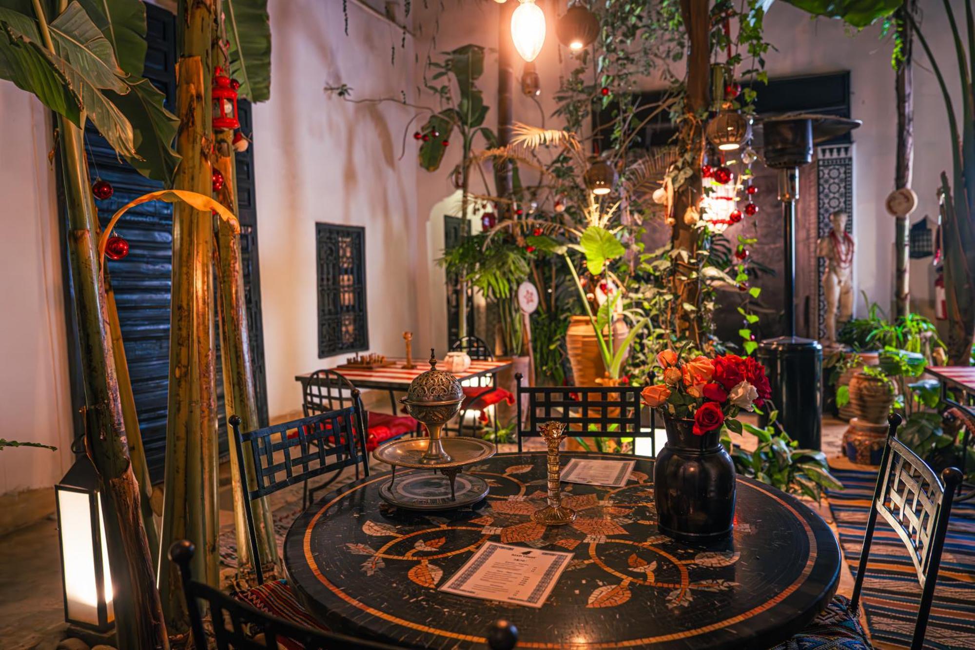 马拉喀什 提比特摩洛哥传统庭院旅馆酒店 外观 照片