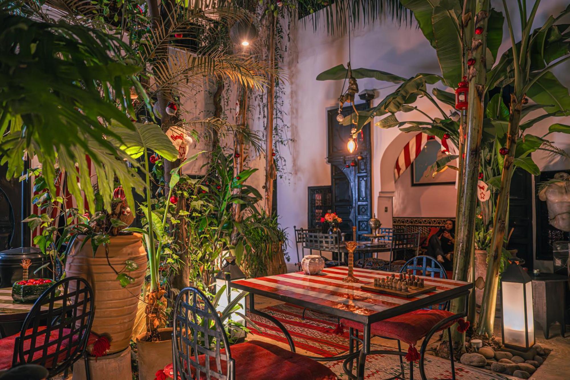 马拉喀什 提比特摩洛哥传统庭院旅馆酒店 外观 照片